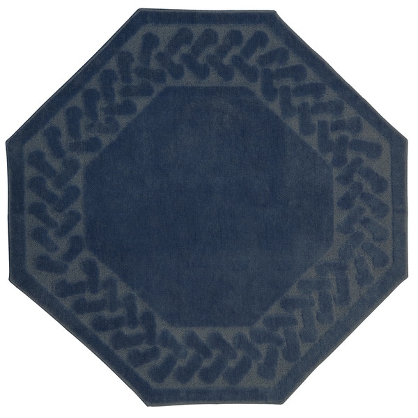 Herringbone Collection Octagon Rug (6' x 6') Free Shipping Today