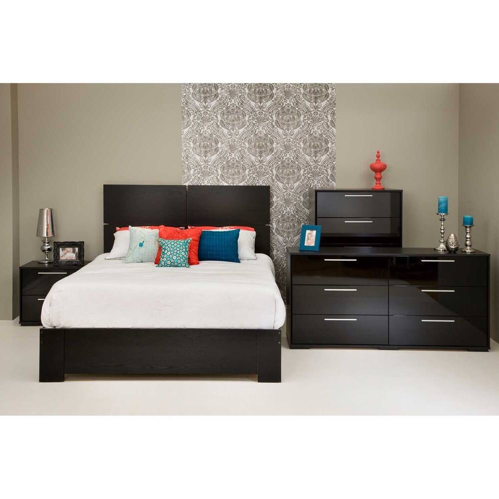 South Shore Mikka 2-Drawer Nightstand