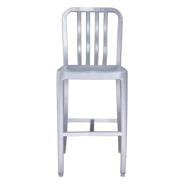 Gastro Brushed Aluminum Counter Chair 10092523 Gastro Brushed Aluminum Counter Chair