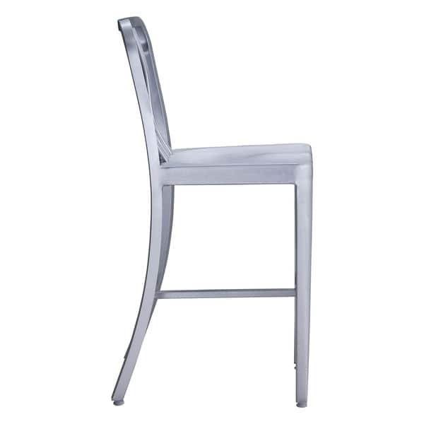 Gastro Brushed Aluminum Counter Chair 10092523 Gastro Brushed Aluminum Counter Chair