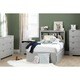 preview thumbnail 14 of 17, South Shore Reevo Nightstand with Cord Catcher