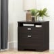 preview thumbnail 10 of 17, South Shore Reevo Nightstand with Cord Catcher