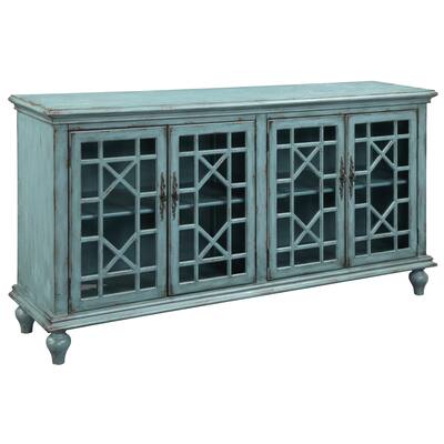 Christopher Knight Home Textured Blue Four-door Credenza
