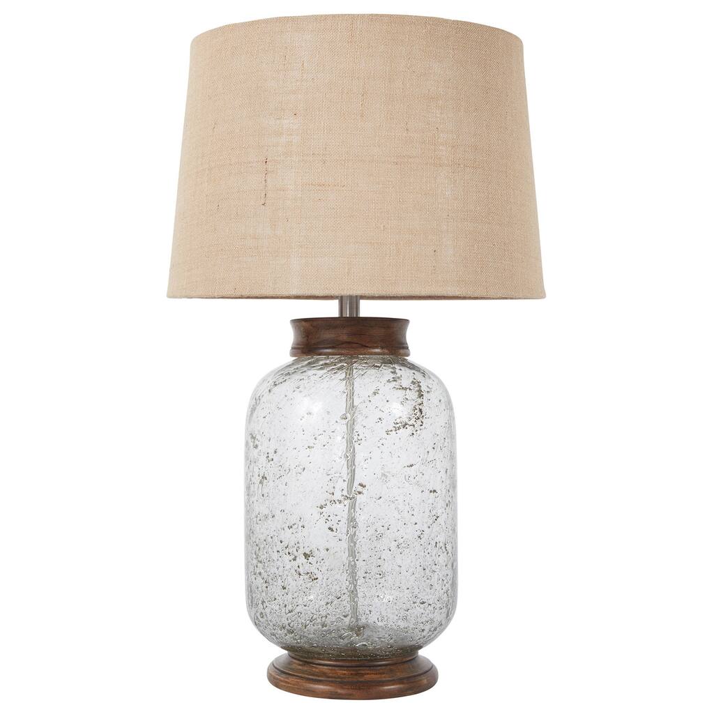 Signature Design by Ashley Shaunette Transparent Glass Table Lamp