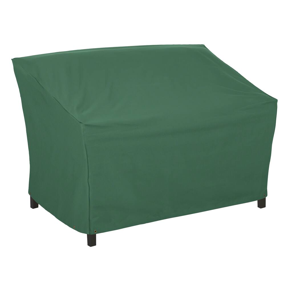 Classic Accessories Atrium 55-inch Green Patio Loveseat/ Sofa Cover