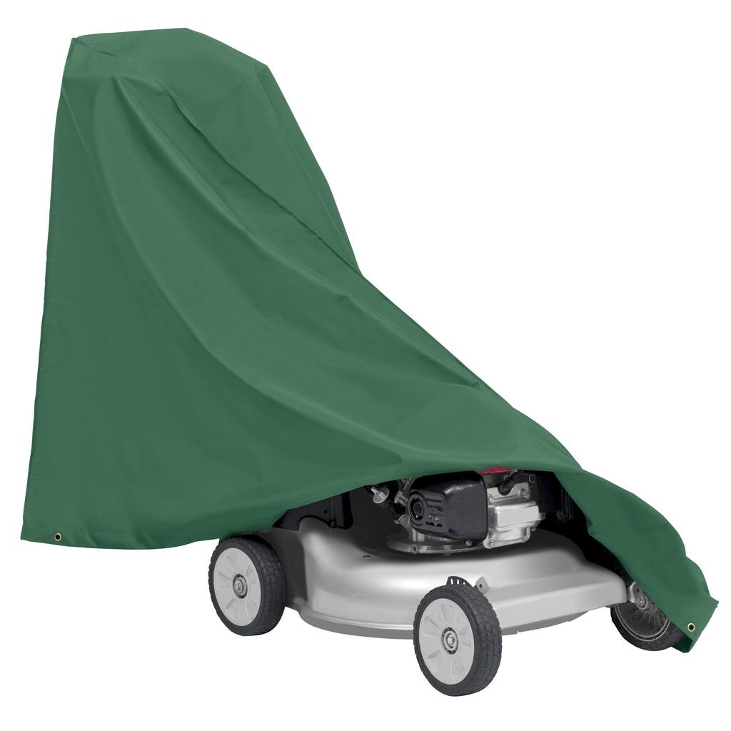 Classic Accessories Atrium Green Walk Behind Lawn Mower Cover