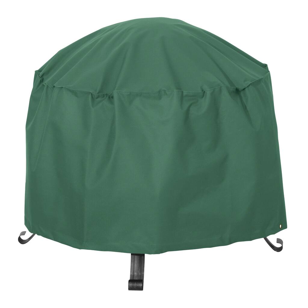 Classic Accessories Atrium Green 24-inch Round Patio Firepit Cover