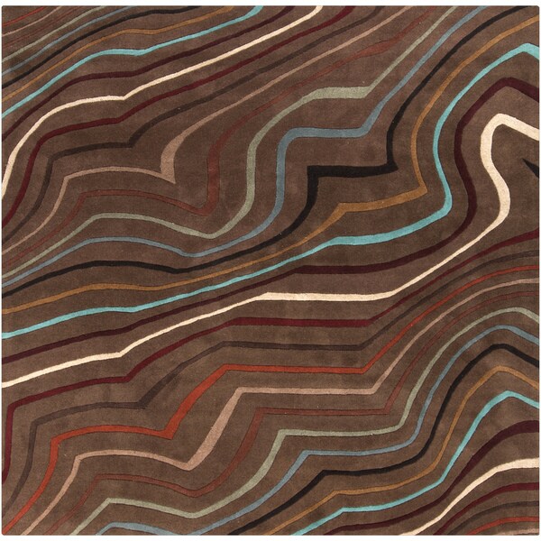 Hand-Tufted Topsham Wool Area Rug - 4'