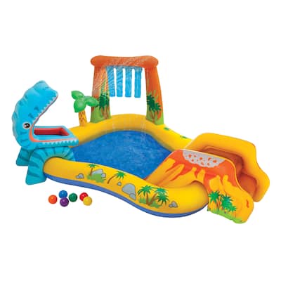 Intex Dinosaur Play Center - 98in X 75in X 43in