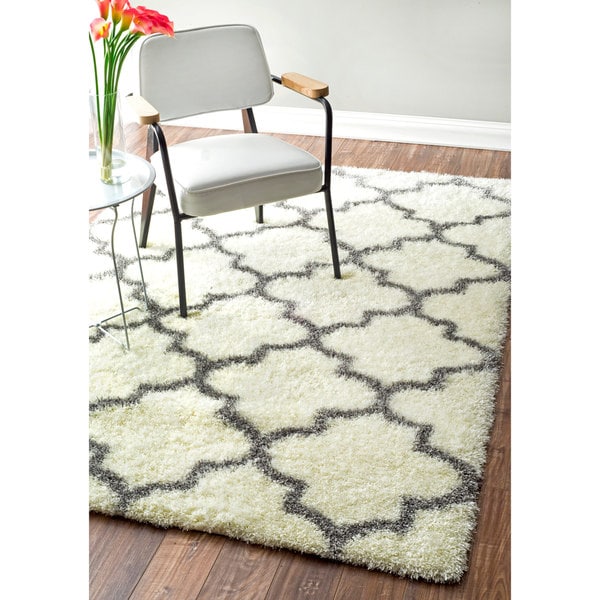 Shop nuLOOM Moroccan Trellis Soft and Plush Shag Rug (10'6 x 14