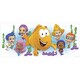 preview thumbnail 2 of 1, Roommates Bubble Guppies Character Burst Peel and Stick Giant Wall Decals