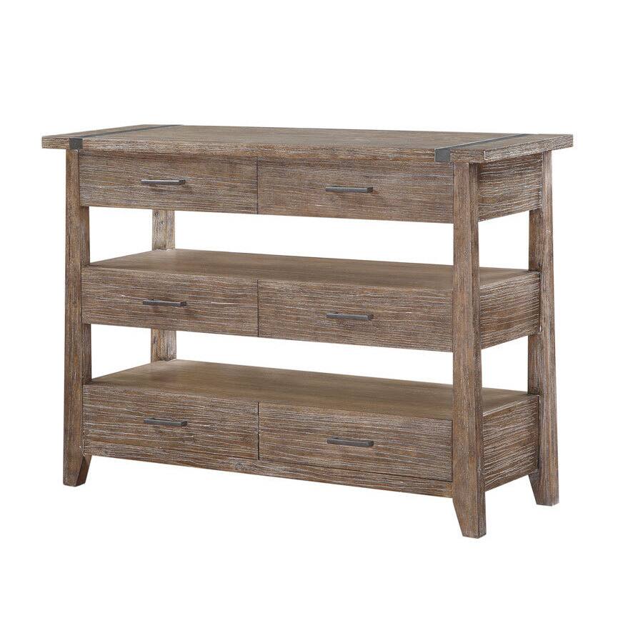 Viewpoint Washed Oak Rustic Server