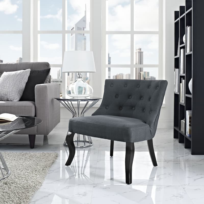 Modway Royal Fabric Armchair - Gray