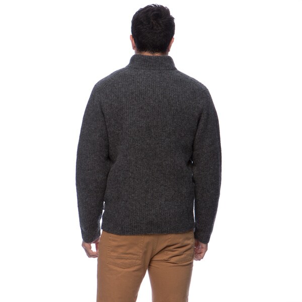 mens pullover cardigan