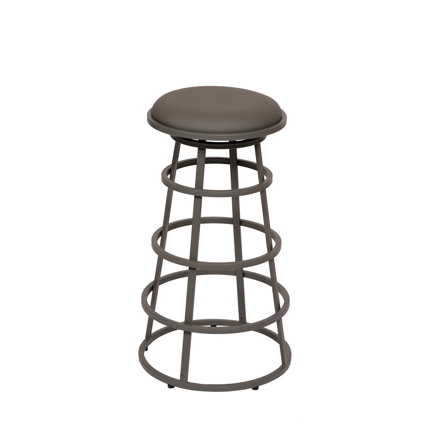 Ringo 30 inch Backless Grey Metal Barstool   Shopping