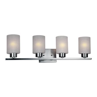 Homeselects 7535 Dakota 4 Light Brushed Nickel And Opal Gl Homeselects 7535 Dakota 4 Light Brushed Nickel And Opal Gl Vanity