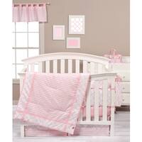 Trend Lab Pink Sky 3-piece Crib Bedding Set