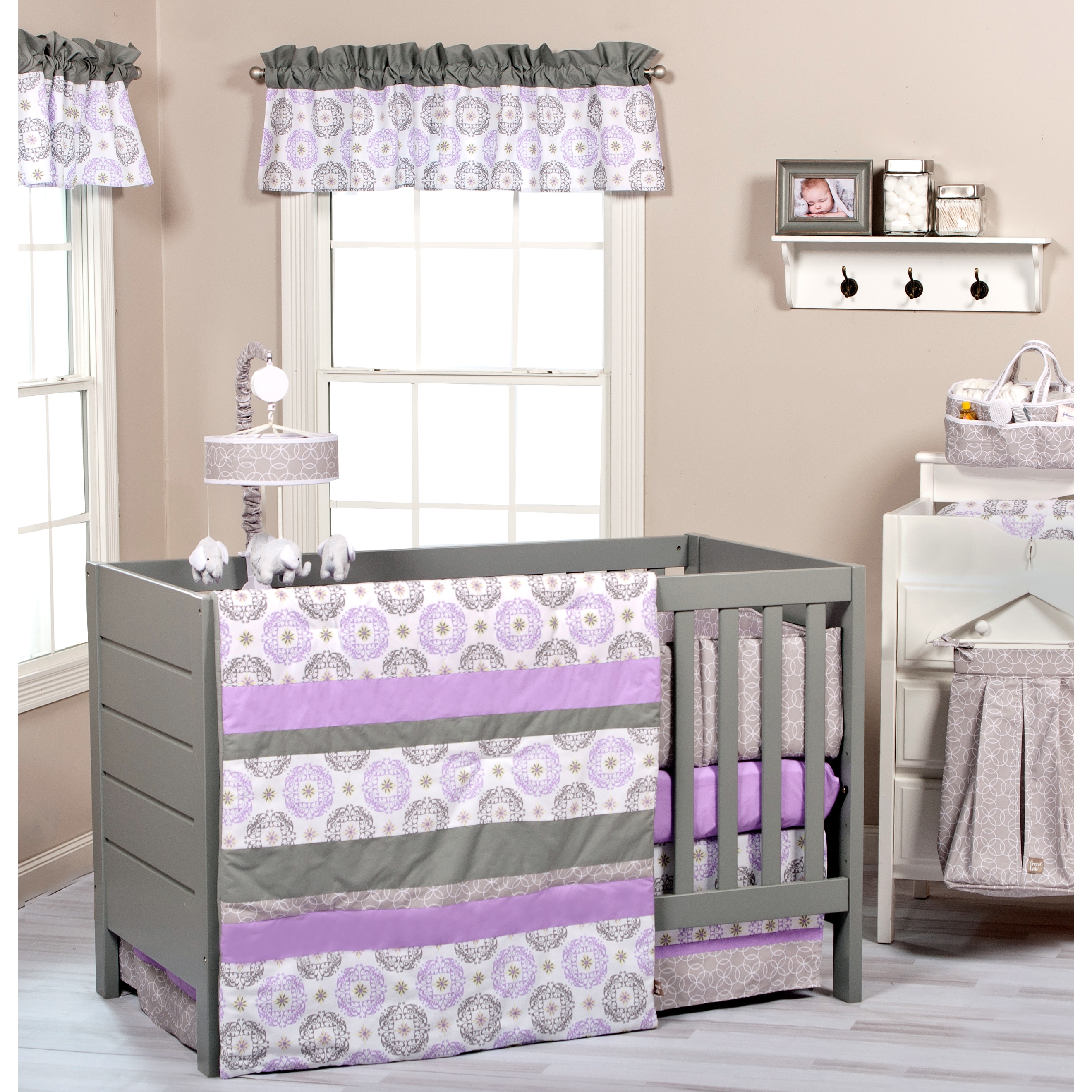 Lavender Nursery Starter Set: Crib Bedding & Nursery Decor