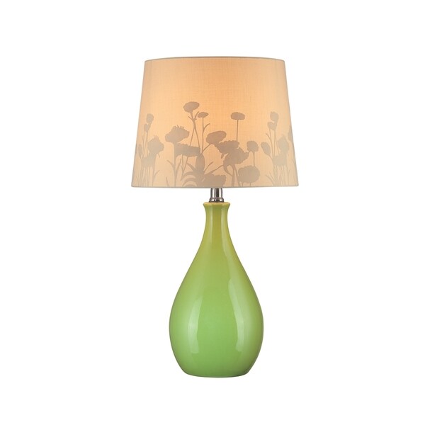 Lite Source Edaline 1-light Green Table Lamp