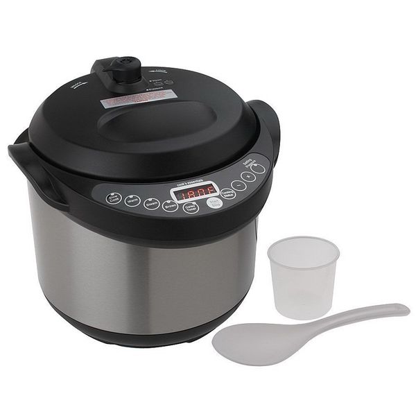 Shop Cook's Essentials 4quart 5function Digital Pressure Cooker