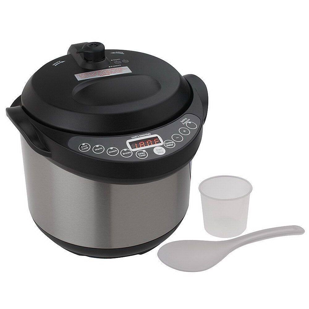 Cook's Essentials 4-quart 5-function Digital Pressure Cooker