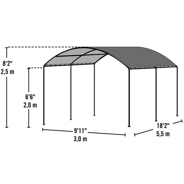 Shelterlogic shop monarc canopy