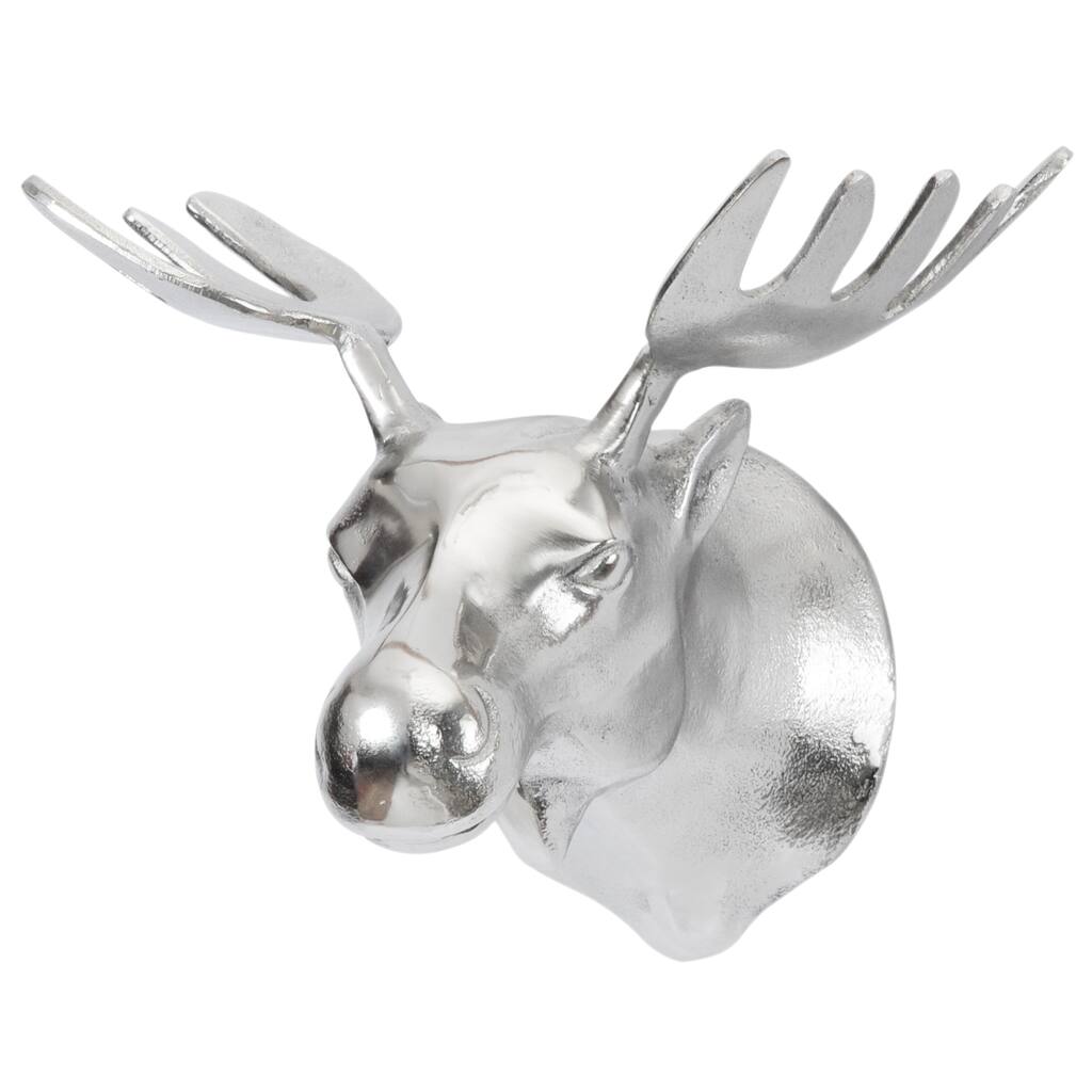 Ren Wil Moose Bust Aluminum Wall Decor