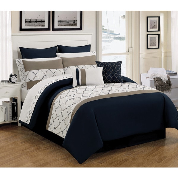 Shop Dalston 12-piece Comforter Set - Free Shipping Today - Overstock ...