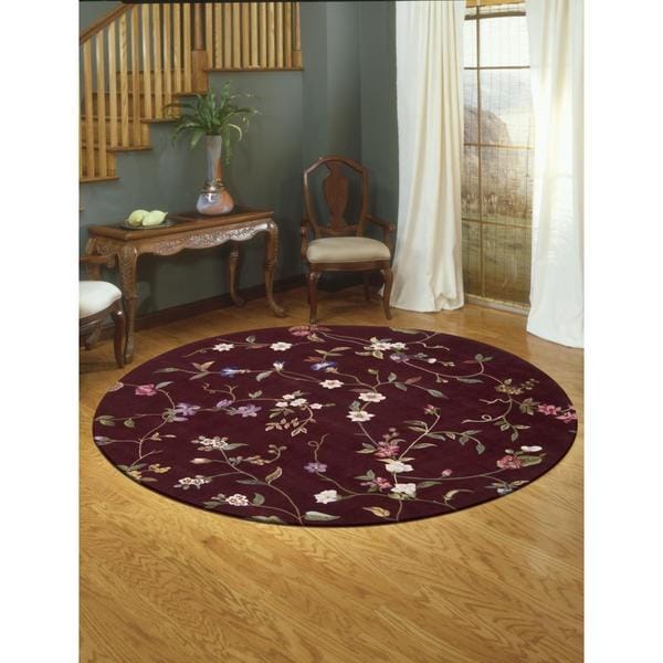 Rug Squared Beaumont Ruby Rug - 8' Round