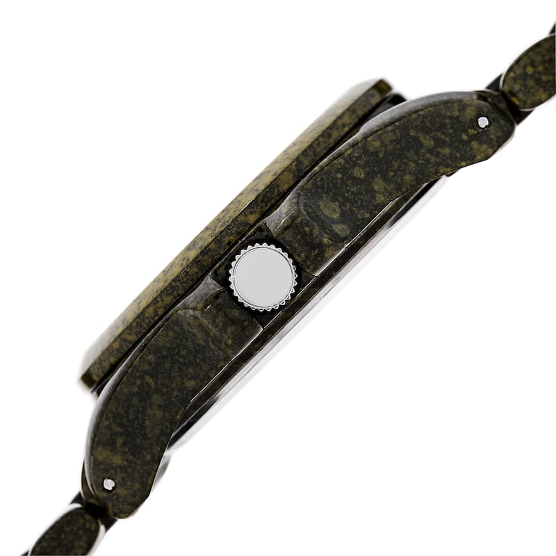 Joshua & Sons Men's Quartz Easy to Read Markers Spray Green Bracelet Watch