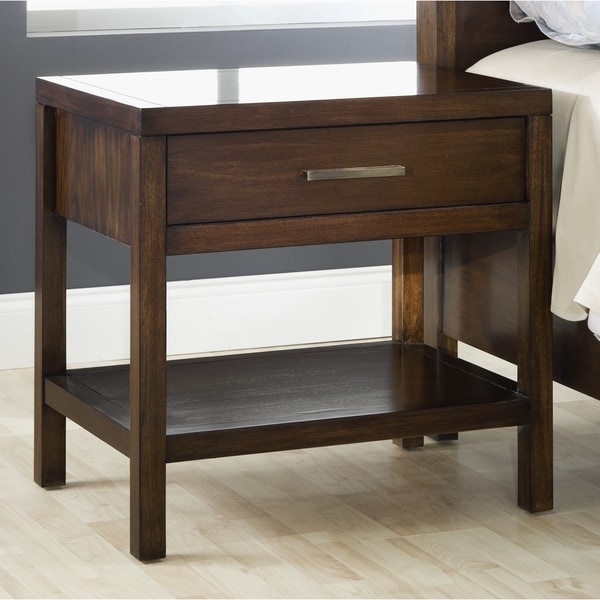 Modern Onedrawer Nightstand Free Shipping Today Overstock 17241046