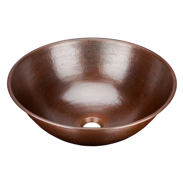 Sinkology Hubble Handmade 14" Aged Copper Vessel Sink. Opens flyout.