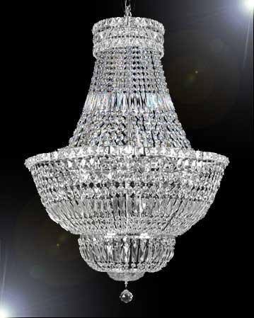 Crystal Chandelier New Elegant Lighting, 9 Lights, H36 Crystal Chandelier New Elegant Lighting, 9 Lights, H36