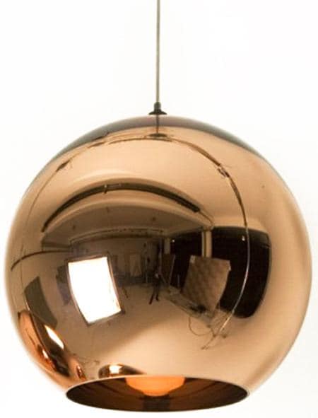 Mini Globe 1 Light, Metal Glass Electroplating Pendant Light, Chandeliers