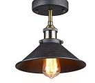 Vintage industrial semi flush mount edison ceiling lamp light