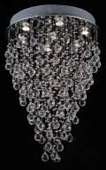 Modern Contemporary*Rain Drop* Chandelier Lighting With Faceted Crystal Balls