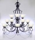 Wrought Iron Chandelier Lighting Empress Crystal Chandelier Lighting