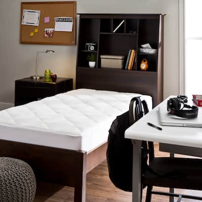 Spa Luxe Super Plush Viscose from Bamboo Mattress Pad Twin XL - White