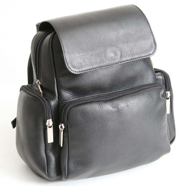 Shop Royce Leather Colombian Vaquetta Cowhide Backpack - Free Shipping ...