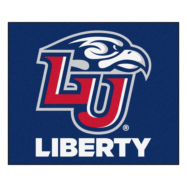 Fanmats Machine Made Liberty University Blue Nylon Tailgater Mat (5 x