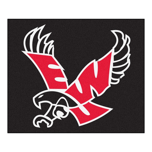 Fanmats Machine Made Eastern Washington University Black Nylon