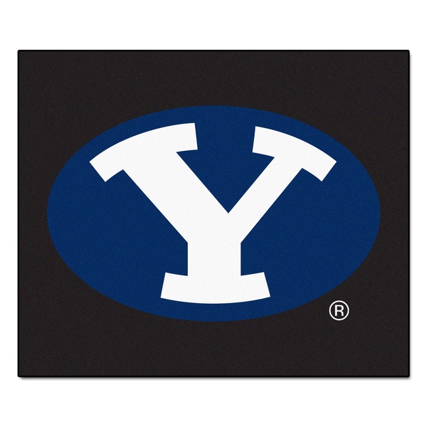 Fanmats Machine Made Brigham Young University Black Nylon Tailgater