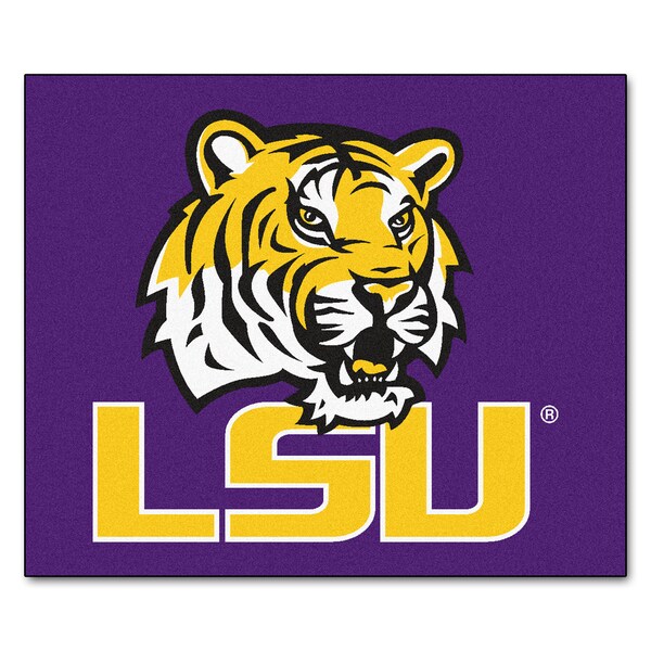 Fanmats Machine-Made Louisiana State University Purple Nylon Tailgater Mat (5' x 6')
