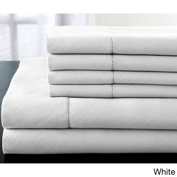 White Cotton Rich Deep Fitted Sheet