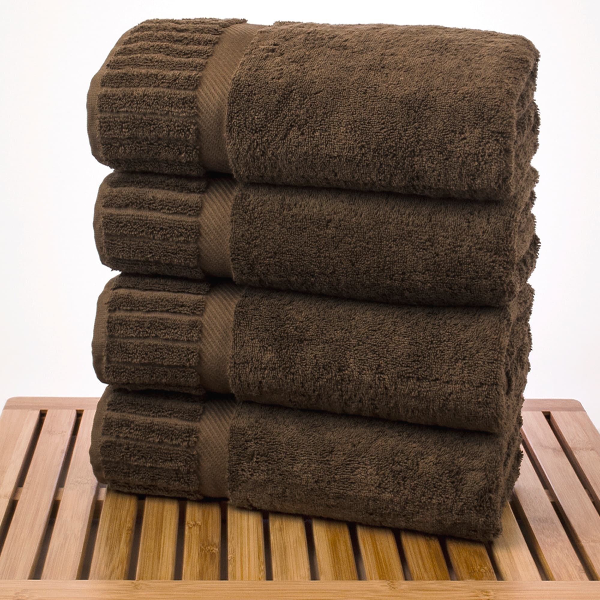 Luxury Hotel and Spa 100-percent Genuine Turkish Cotton Bath Towels Piano  Key (Set of 4) - Bed Bath & Beyond - 10102607