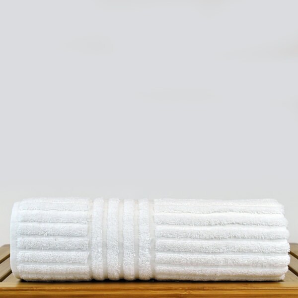 White Classic Luxury Bath Towels Cotton Hotel spa Towel 27x54 4-Pack Beige 