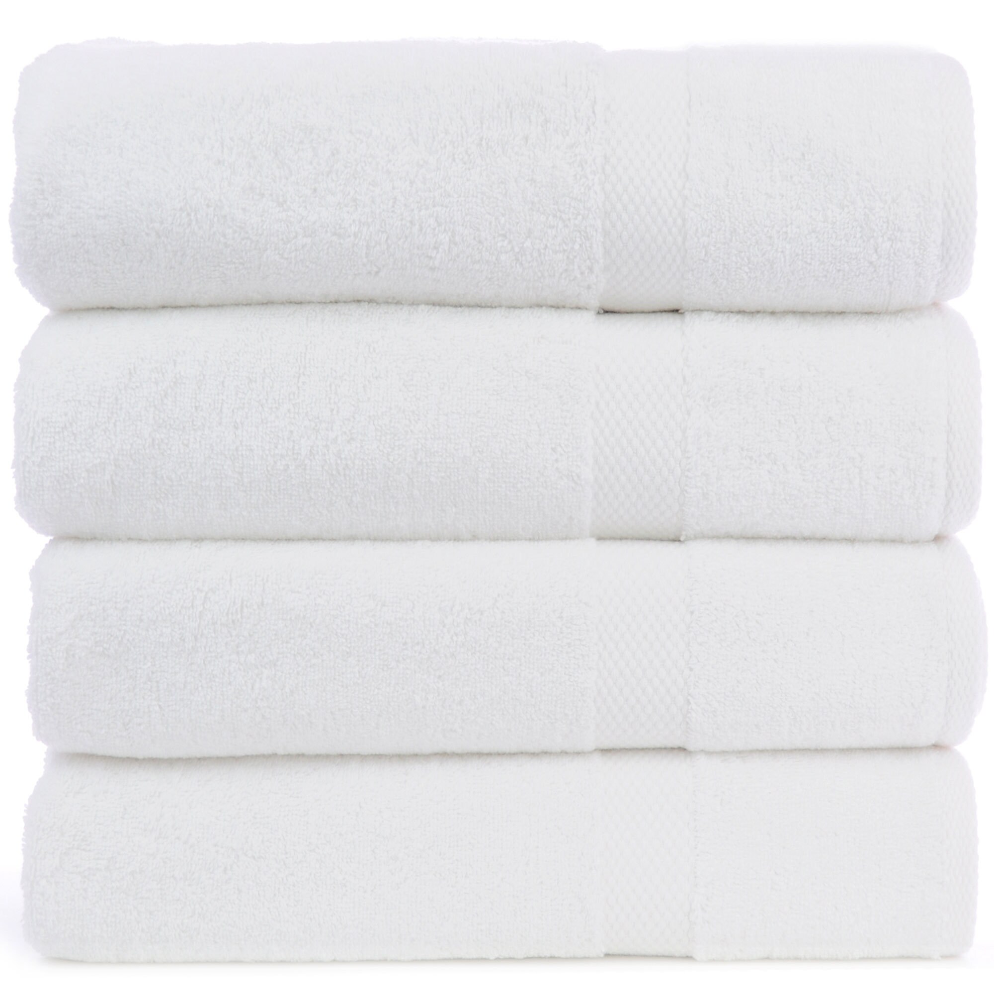 Luxury Hotel and Spa 100-percent Turkish Cotton Bath Towels (Set of 4) -  Bed Bath & Beyond - 10102600