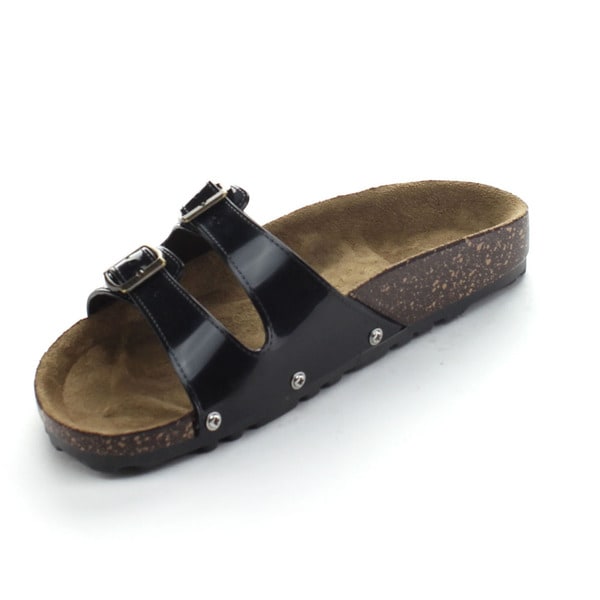 2 strap footbed sandals