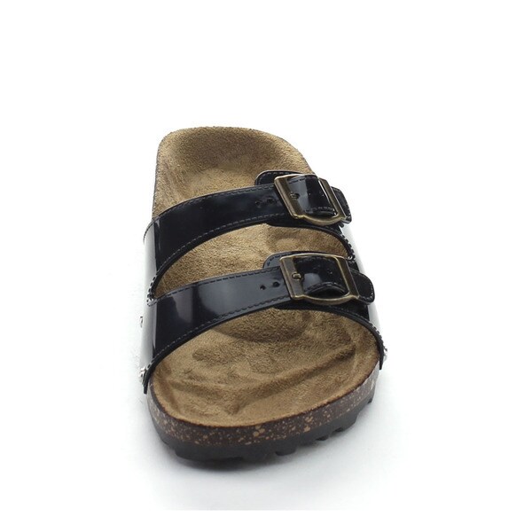 2 strap footbed sandals