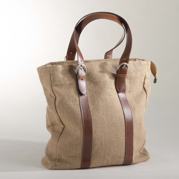 Burlap Tote Bag